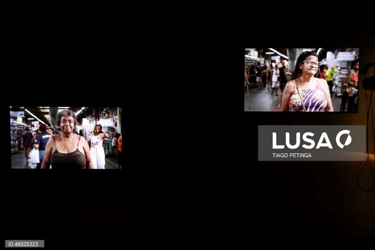 Visita guiada para a comunicação social à exposição “Complexo Brasil”, imaginada por José Miguel Wisnik, Milena Britto e Guilherme Wisnik, a exposição ocupa as duas galerias do Edifício Sede da Fundação Calouste Gulbenkian, propondo uma viagem singular pela diversidade e contrastes da cultura brasileira em Lisboa, 13 de novembro de 2025. TIAGO PETINGA/LUSA