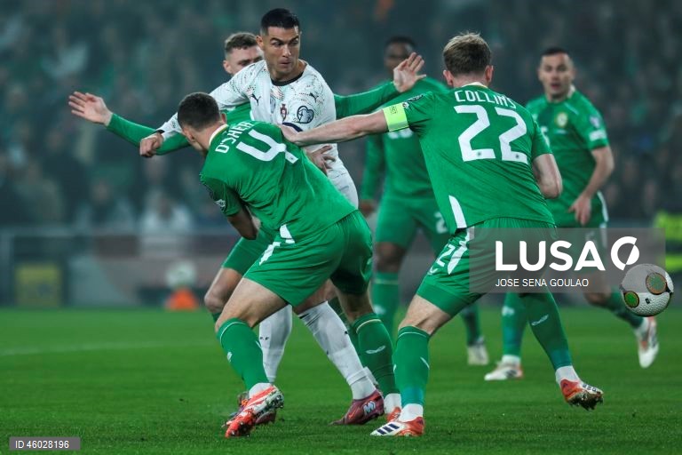Futebol: Jogo de qualificação para o Mundial 2026 - República da Irlanda vs Portugal