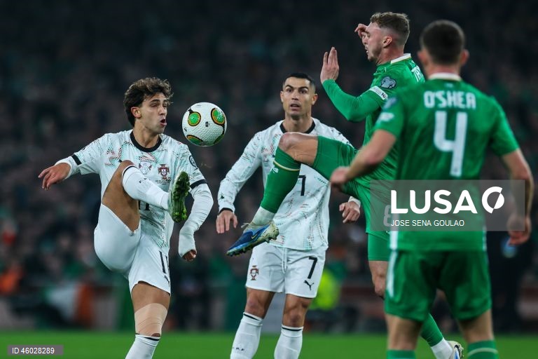 Futebol: Jogo de qualificação para o Mundial 2026 - República da Irlanda vs Portugal