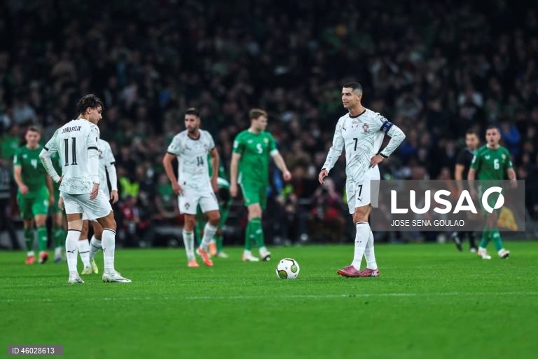 Futebol: Jogo de qualificação para o Mundial 2026 - República da Irlanda vs Portugal