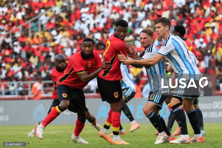 Futebol: Angola vs Argentina