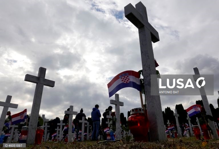 Croácia: Celebrações do 18 de novembro que homenageia as vítimas da Guerra da Independência Croata