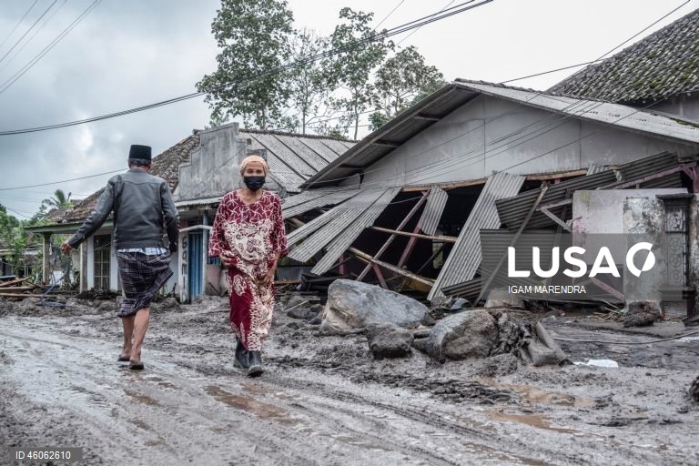 Indonésia: Consequências da erupção do vulcão Semeru