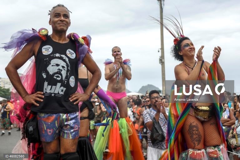 Brasil: Parada do Orgulho na Praia de Copacabana, no Rio e Janeiro