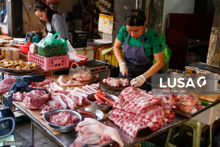 Vietname: Mercado de rua em Hanoi