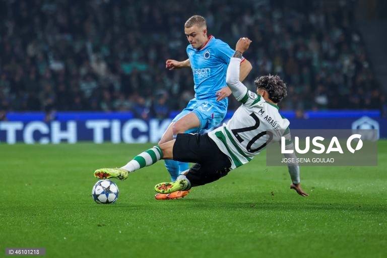 O Sporting venceu hoje os belgas do Club Brugge por 3-0, na quinta jornada da fase de liga da Liga dos Campeões de futebol, mantendo o pleno de vitórias em casa na presente edição da prova.