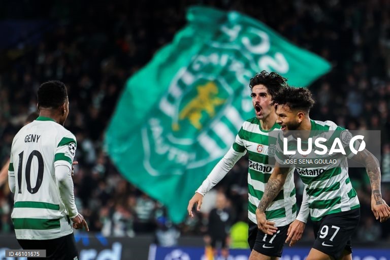 O Sporting venceu hoje os belgas do Club Brugge por 3-0, na quinta jornada da fase de liga da Liga dos Campeões de futebol, mantendo o pleno de vitórias em casa na presente edição da prova.