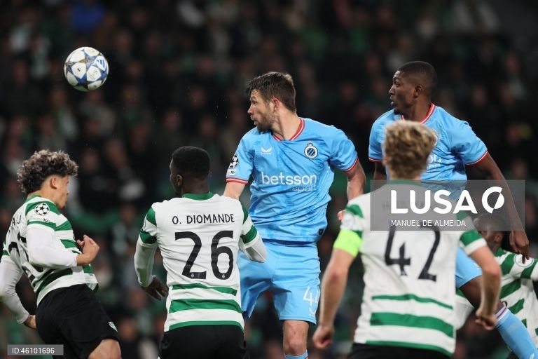 O Sporting venceu hoje os belgas do Club Brugge por 3-0, na quinta jornada da fase de liga da Liga dos Campeões de futebol, mantendo o pleno de vitórias em casa na presente edição da prova.