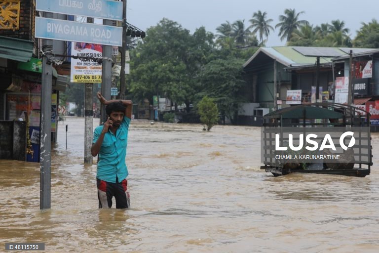 Inundações no Sri Lanka
