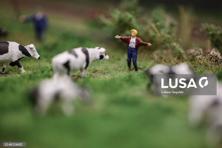 Exposição de miniaturas de comboios em Cracóvia, Polónia
