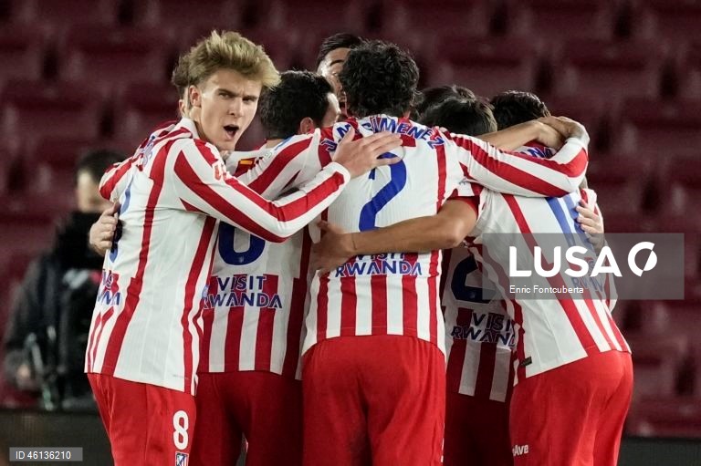 Futebol: Liga espanhola: FC Barcelona - Atlético de Madrid