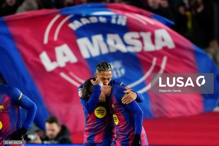 Futebol: Liga espanhola: FC Barcelona - Atlético de Madrid