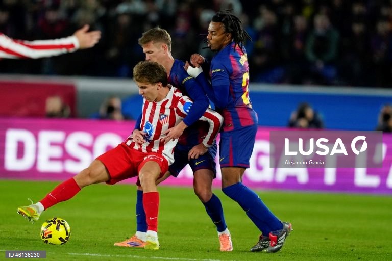 Futebol: Liga espanhola: FC Barcelona - Atlético de Madrid