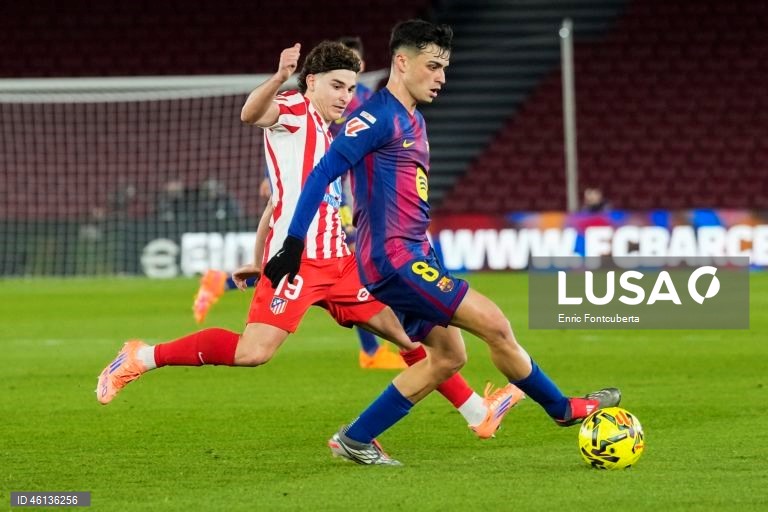 Futebol: Liga espanhola: FC Barcelona - Atlético de Madrid