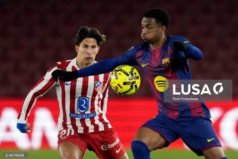 Futebol: Liga espanhola: FC Barcelona - Atlético de Madrid