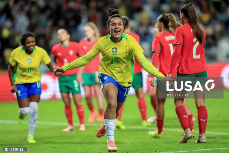 Portugal foi hoje goleado pelo Brasil, por 5-0, em Aveiro, num jogo de preparação para a fase de qualificação europeia para o Mundial2027 feminino de futebol, que começa em março de 2026.