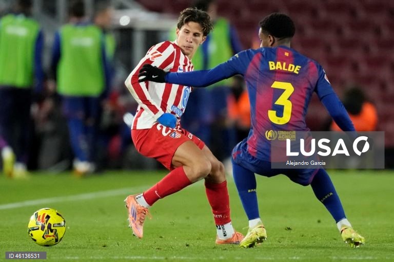 Futebol: Liga espanhola: FC Barcelona - Atlético de Madrid