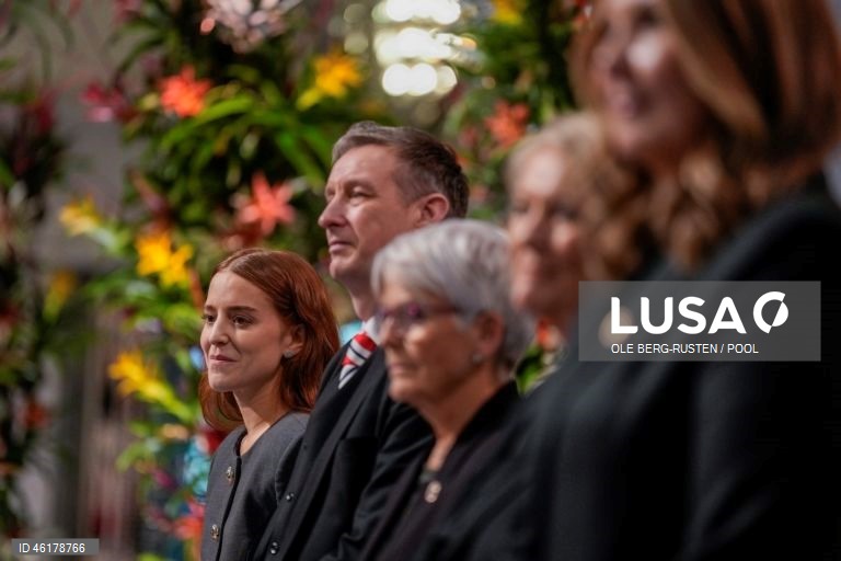 Noruega: Cerimónia de entrega do Prémio Nobel da Paz 2025