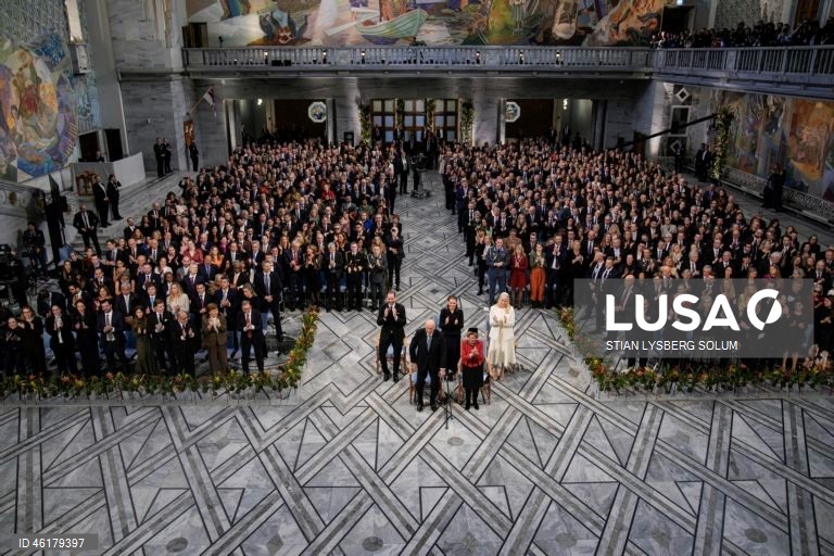 Noruega: Cerimónia de entrega do Prémio Nobel da Paz 2025