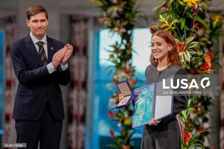 Noruega: Cerimónia de entrega do Prémio Nobel da Paz 2025
