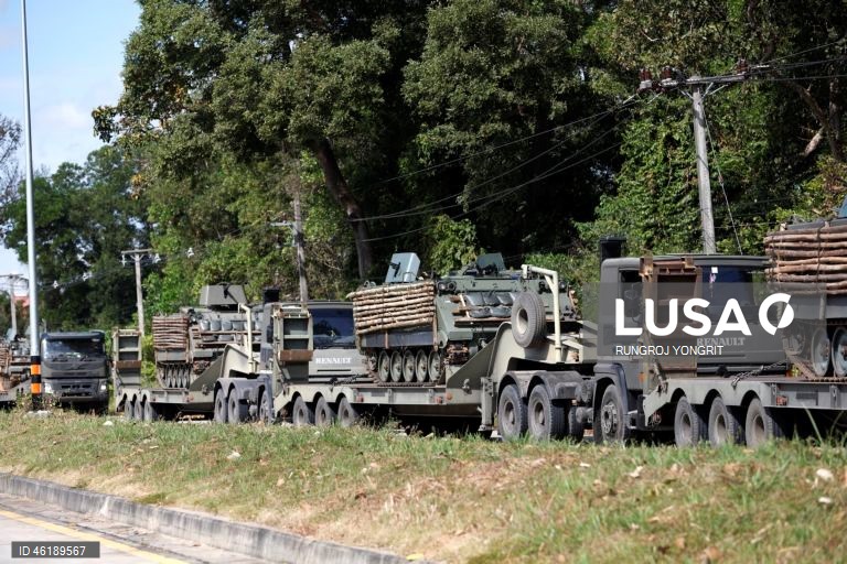 Tropas tailandesas e cambojanas entram em confronto devido a disputa fronteiriça.
