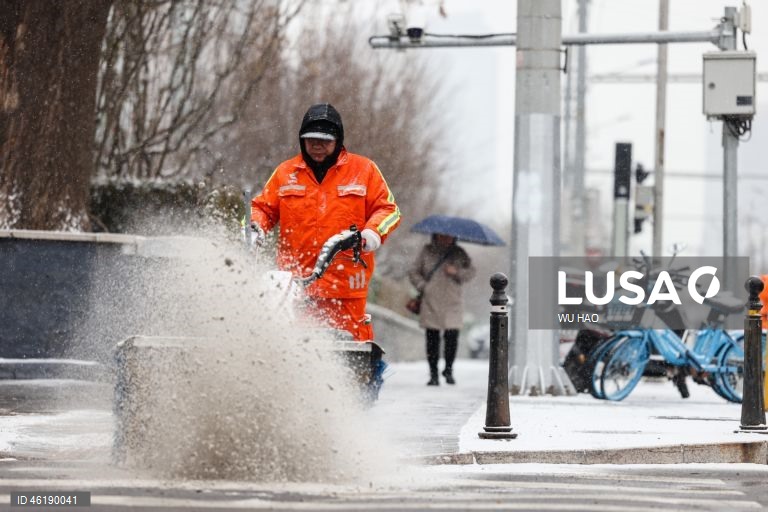China: Neve em Pequim