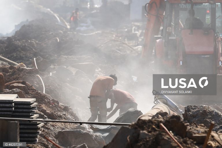 Índia: Poluição atmosférica em Mumbai