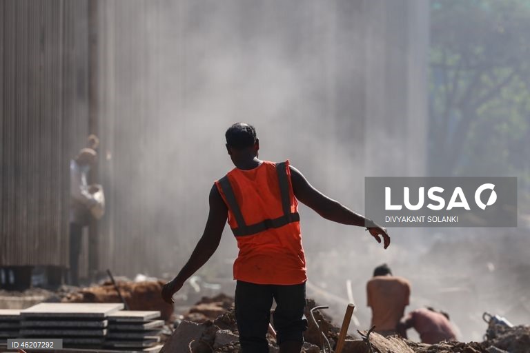 Índia: Poluição atmosférica em Mumbai