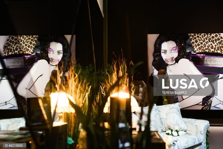 França: Exposição do artista americano Mickalene Thomas no Grand Palais em Paris