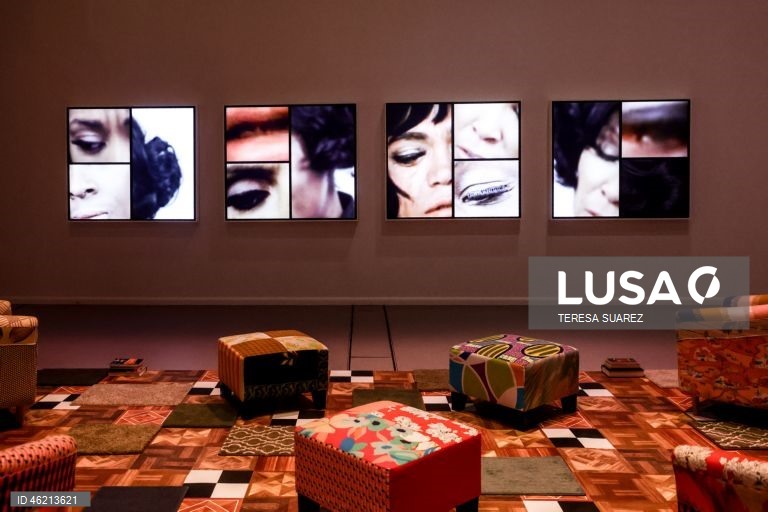 França: Exposição do artista americano Mickalene Thomas no Grand Palais em Paris