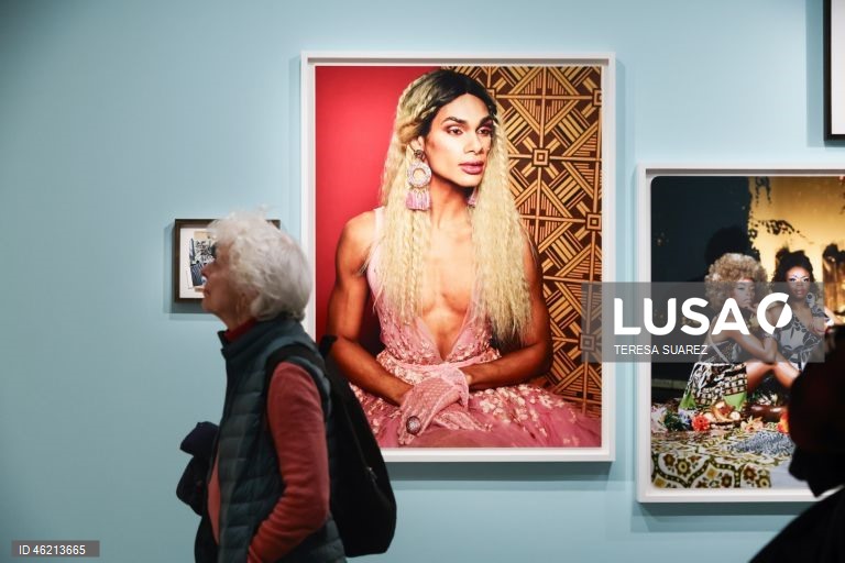 França: Exposição do artista americano Mickalene Thomas no Grand Palais em Paris