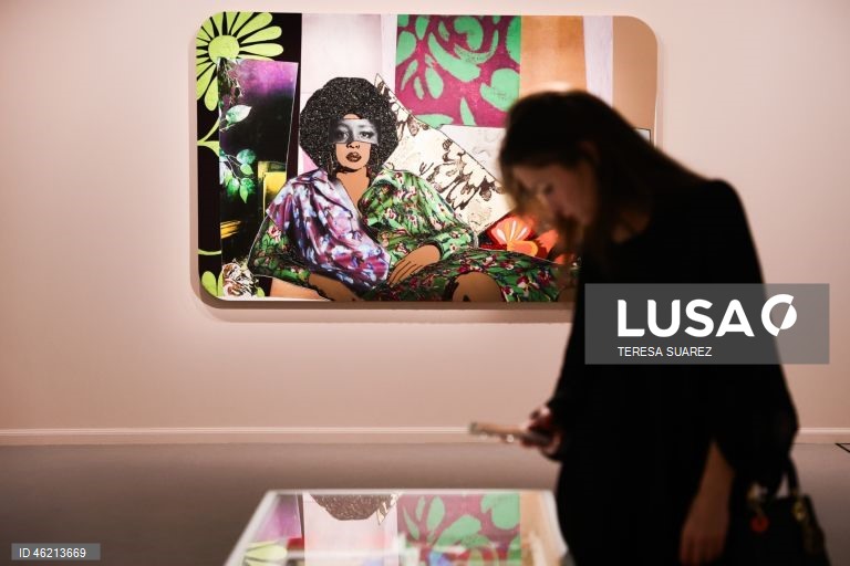 França: Exposição do artista americano Mickalene Thomas no Grand Palais em Paris