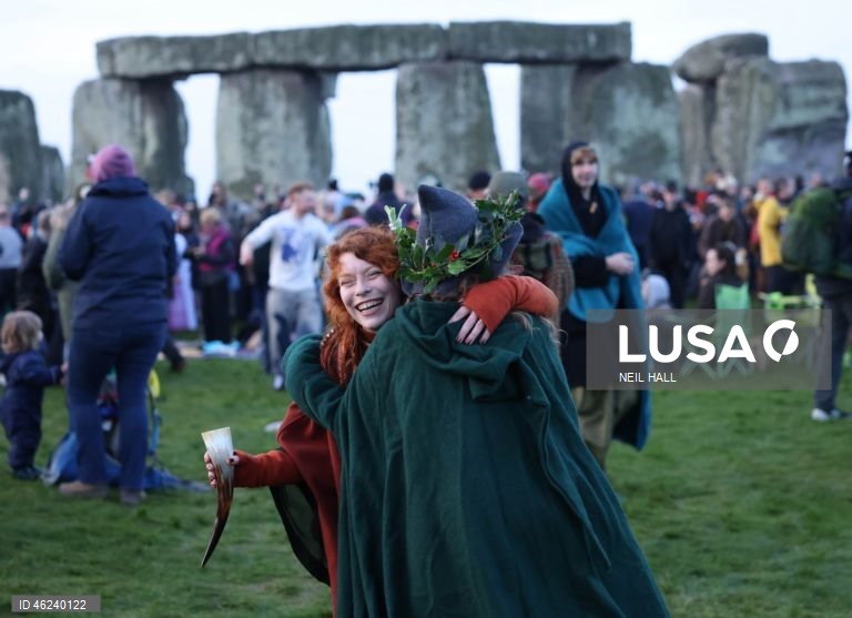 Solstício de inverno em Stonehenge