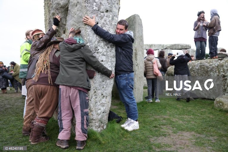 Solstício de inverno em Stonehenge