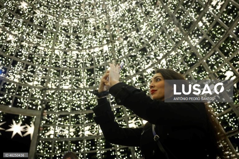 Reportagem fotográfica sobre o Natal, na Baixa de Lisboa, 23 de dezembro de 2025. ANTÓNIO PEDRO SANTOS/LUSA