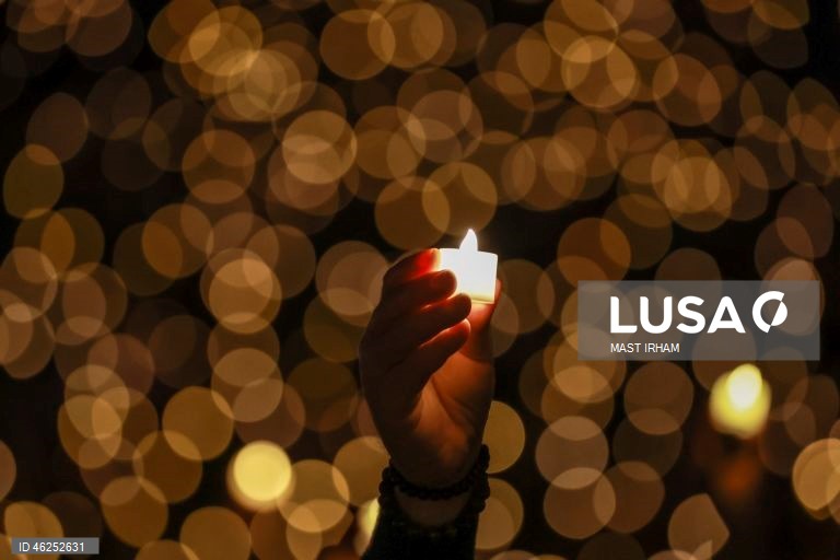 Celebrações da véspera de Natal em Jacarta