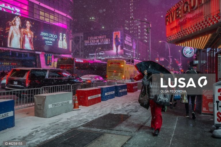 EUA: Tempestade de neve em Nova Iorque