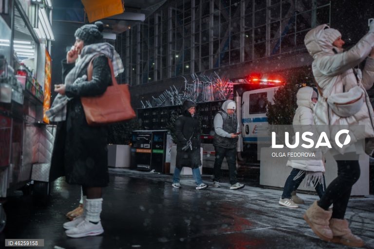 EUA: Tempestade de neve em Nova Iorque
