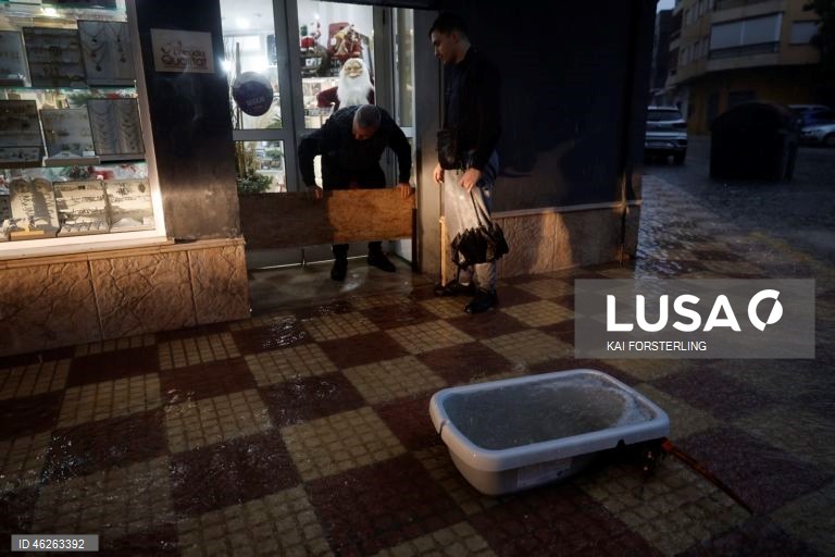 Espanha: Tempestades atingem o leste de Espanha