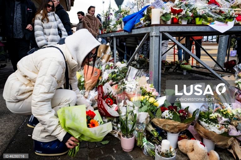 Suíça: Memorial em homenagem às vítimas do incêndio em Crans-Montana