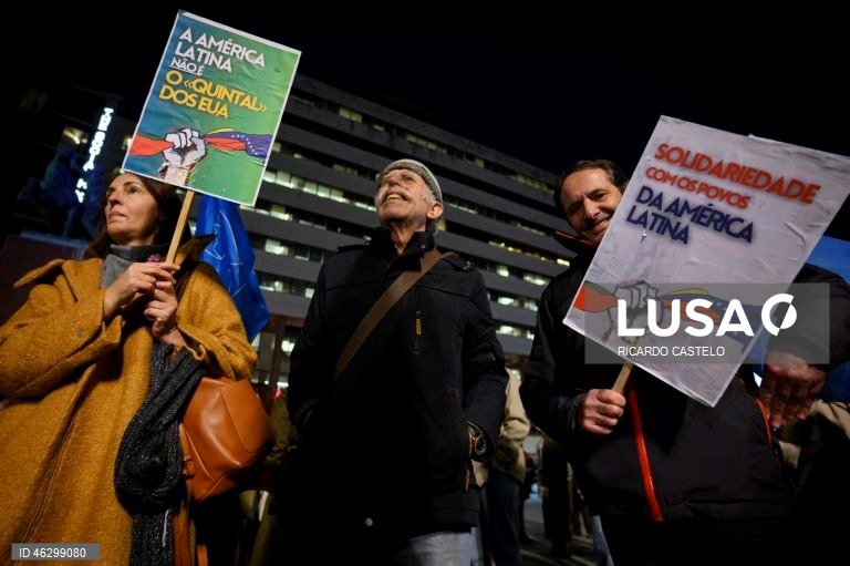 Manifestações em Lisboa e Porto contra o ataque de Trump na Venezuela