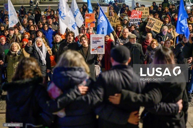 Manifestações em Lisboa e Porto contra o ataque de Trump na Venezuela