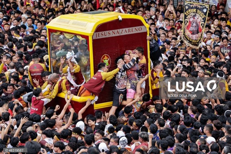 Filipinas: Festa católica de Jesus Nazareno celebrada em Manila