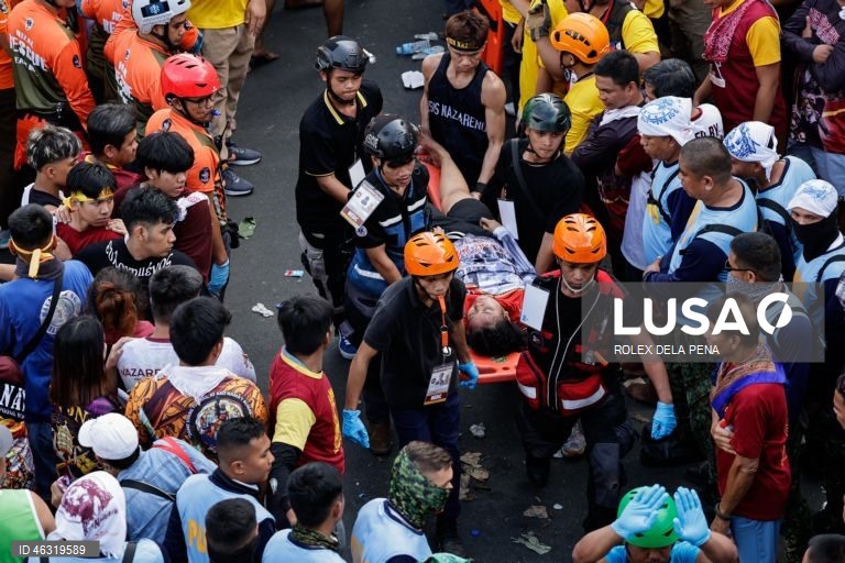 Filipinas: Festa católica de Jesus Nazareno celebrada em Manila