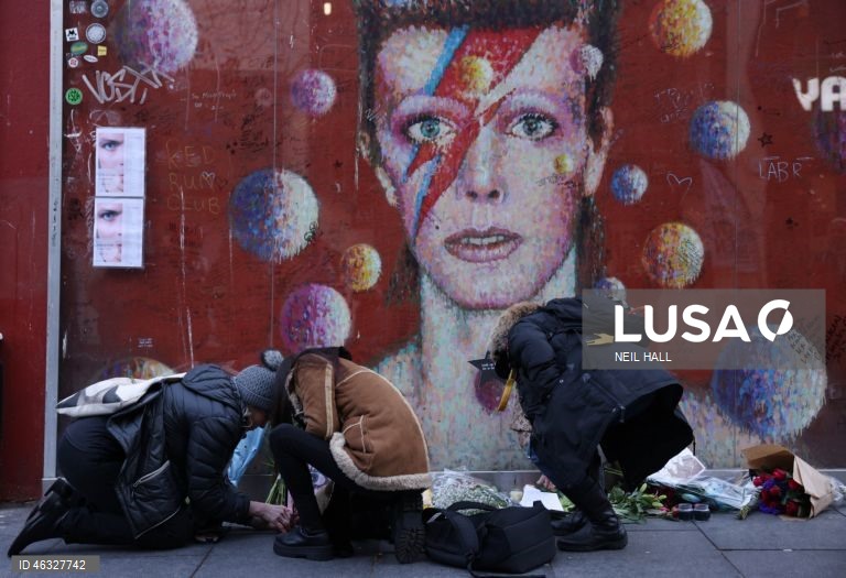 Londres: 10.º aniversário da morte de David Bowie