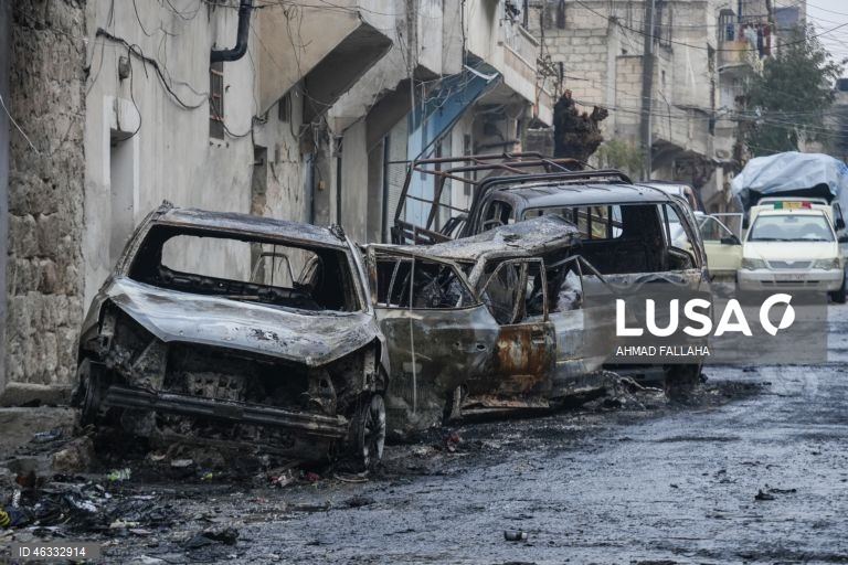 Síria: vida quotidiana em Aleppo após confrontos entre forças curdas e tropas do governo.