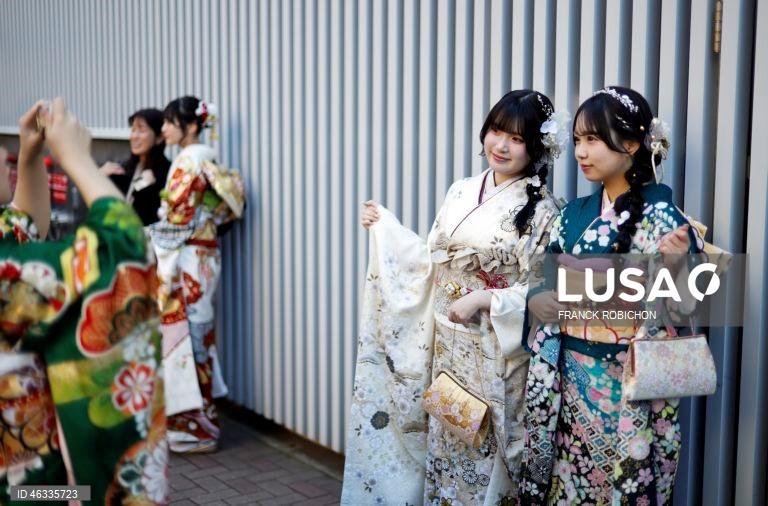 Japão: Cerimónia do Dia da Maioridade em Yokohama