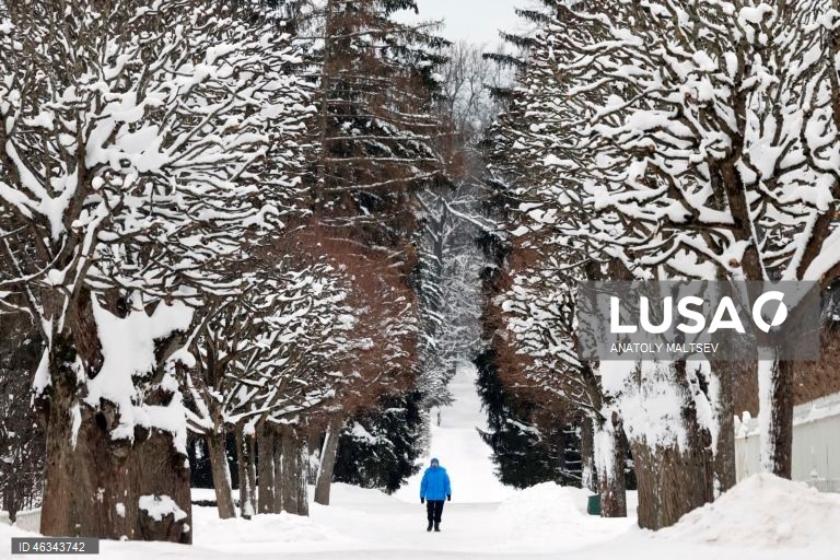 Rússia: Inverno em Moscovo