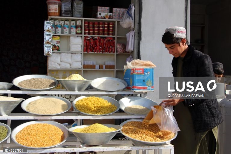 Afeganistão: Mercado tradicional em Kandahar