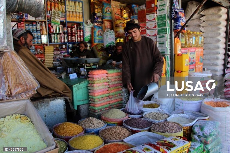 Afeganistão: Mercado tradicional em Kandahar